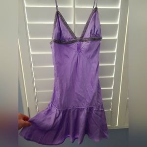 Nicky Hilton Chick Purple Mini Dress